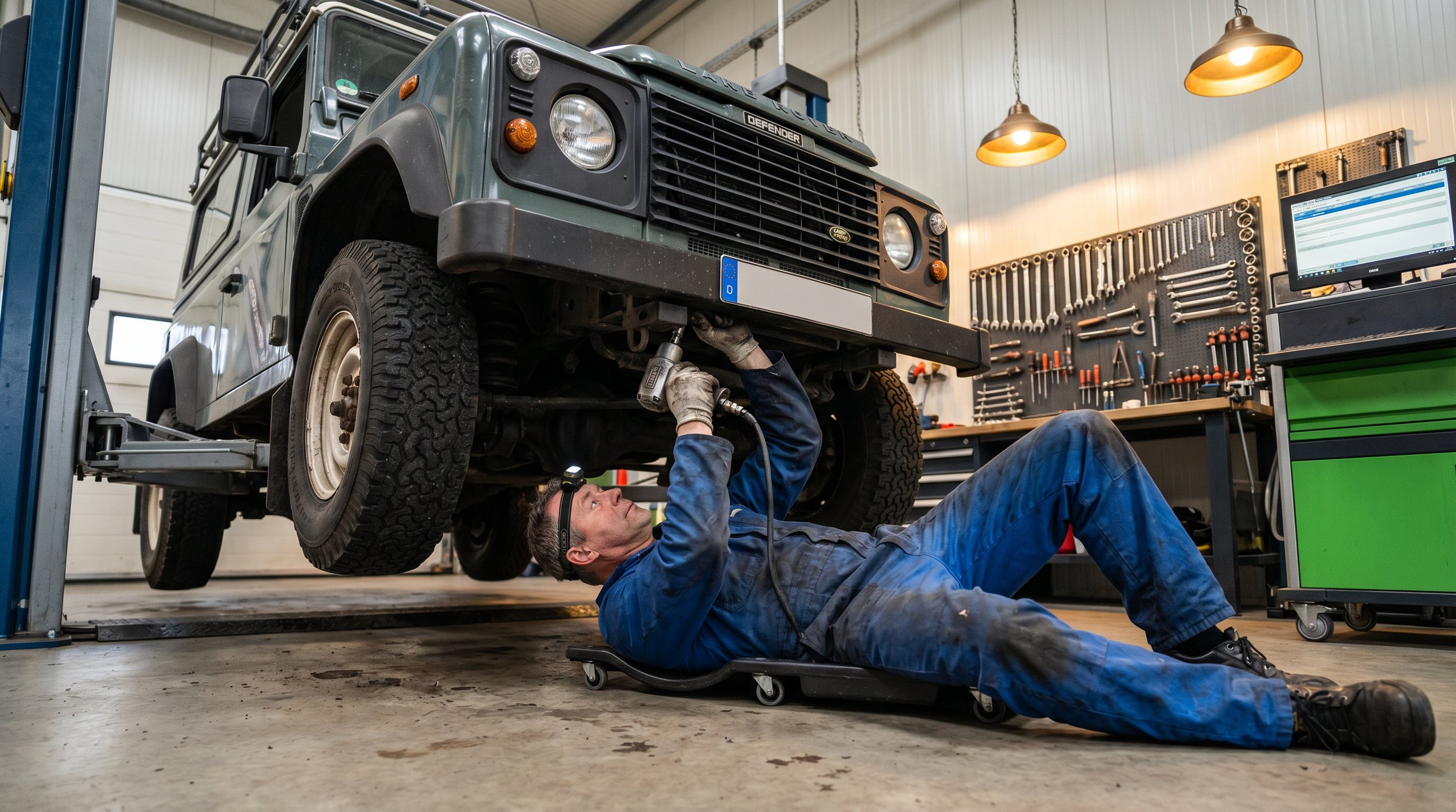 91修车技师日常工作纪录视频